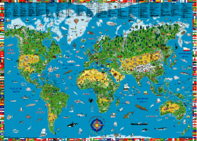 illustrated-world-map-wallpaper